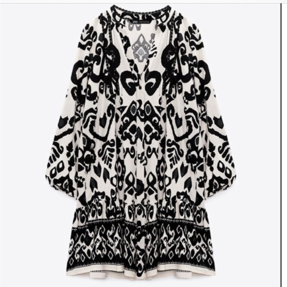Zara Ruffle Mini Dress